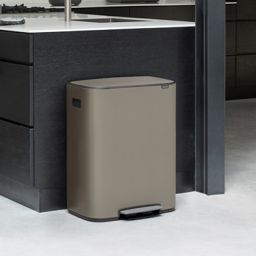 Brabantia Bo pojemnik na odpady 60 l pedałowy grafit 211409