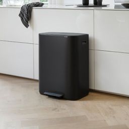 Brabantia Bo pojemnik na odpady 60 l pedałowy czarny mat 211362