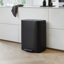 Brabantia Bo pojemnik na odpady 60 l pedałowy czarny mat 211508