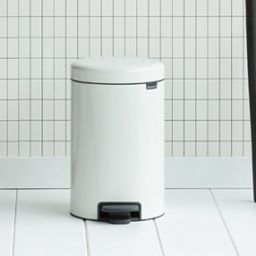 Brabantia NewIcon kosz na śmieci 12 l pedałowy biały 111969