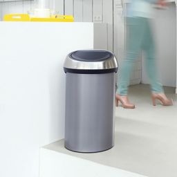 Brabantia Touch Bin pojemnik na odpady 60 l grafit/chrom 402463