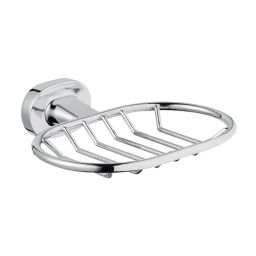 BISK Go mydelniczka ścienna ażurowa chrom 07028