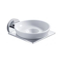 Blue Water Hugo mydelniczka ścienna chrom-biała HUG-004