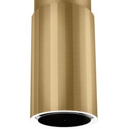 Ciarko Design Roto W okap kuchenny 38 cm wyspowy złoty CDW3803GS