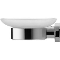Duravit D-Code mydelniczka ścienna lewa szkło matowe/chrom 0099171000