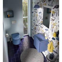 Duravit Starck T szczotka toaletowa stojąca stal 0099457000