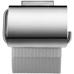 Duravit Karree uchwyt na papier toaletowy z pokrywą chrom 0099551000