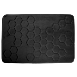 Hyggli Honey dywanik łazienkowy 90x60 cm prostokątny czarny 70-088