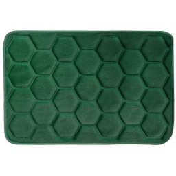 Hyggli Rock dywanik łazienkowy 60x40 cm prostokątny zielony 70-119