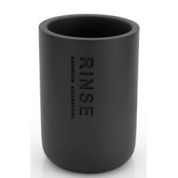 Duschy Nature kubek na szczoteczki stojący czarny 833-06