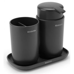 Brabantia ReNew zestaw akcesoriów łazienkowych 3w1 szary 280368