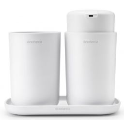 Brabantia ReNew zestaw akcesoriów łazienkowych 3w1 biały 280382