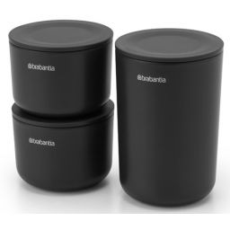 Brabantia ReNew pojemnik łazienkowy zestaw 3 szt szary 281303