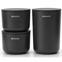 Brabantia ReNew pojemnik łazienkowy zestaw 3 szt szary 281303