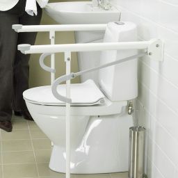 Etac OptimaL poręcz ułatwiająca korzystanie z toalety biała 80303006
