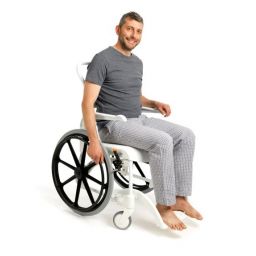 Etac Clean wózek inwalidzki z funkcją toalety zielona laguna 80229216