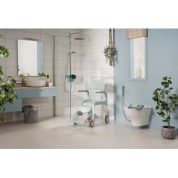 Etac Clean wózek inwalidzki z funkcją toalety zielona laguna 80229321