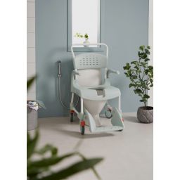 Etac Clean wózek inwalidzki z funkcją toalety zielona laguna 80229321