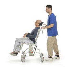 Etac Swift Mobil Tilt 2 wózek inwalidzki z funkcją toalety biały 80229410