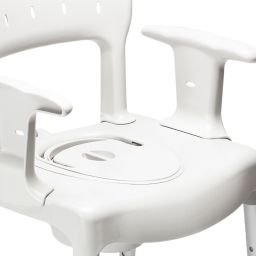 Etac Swift Commode krzesełko toaletowo-prysznicowe z podłokietnikami i oparciem 81702030