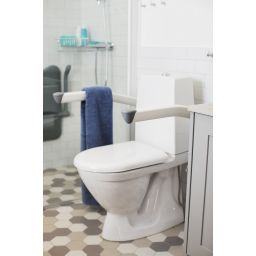 Etac Rex poręcz 60 cm ułatwiająca korzystanie z toalety biała 81705010