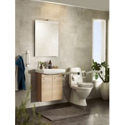 Etac Rex poręcz 60 cm ułatwiająca korzystanie z toalety biała 81705010