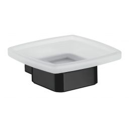 Emco Loft mydelniczka czarny/szkło satynowe 053013300