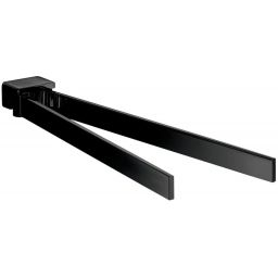 Emco Loft wieszak na ręcznik 31 cm dwuramienny ruchomy czarny 055013331