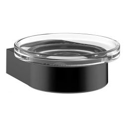 Emco Flow mydelniczka przezroczyste szkło czarny/szkło przezroczyste 273013300