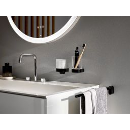 Emco Flow wieszak na ręcznik 43 cm czarny mat 275013344