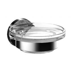 Emco Round mydelniczka chrom/szkło przezroczyste 433000100