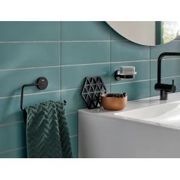 Emco Round wieszak na ręcznik czarny 435513300