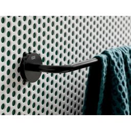 Emco Round drążek na ręcznik 50 cm czarny 436013350