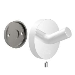 Emco Round wieszak na ręcznik haczyk pojedynczy biały 437513900