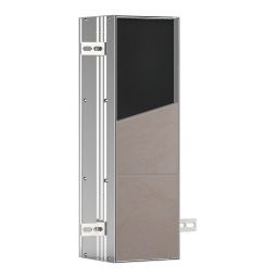 Emco Asis Plus moduł ścienny akcesoriów toaletowych do zabudowy aluminium 975611009