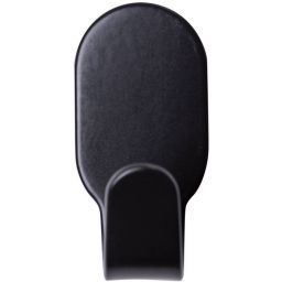 Faneco Hit Black wieszak na ręcznik pojedynczy czarny mat IG22BL