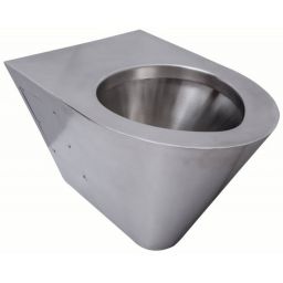 Faneco miska WC wisząca stal nierdzewna szczotkowana N13018