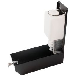 Faneco Hit Black dozownik do mydła 1000 ml ścienny czarny SA1003SJBL