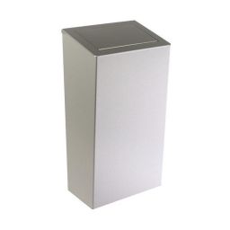 Faneco kosz na śmieci z pokrywą wiszący 30 l stal nierdzewna mat WB30S