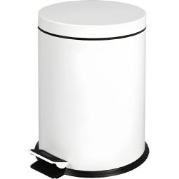 Outlet - Faneco kosz na śmieci 20 l pedałowy biały WBP20JSW