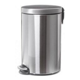 Faneco kosz na śmieci 12 l pedałowy stal nierdzewna szczotkowana WBP12JS