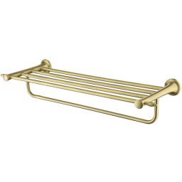 FDesign Lacrima półka z wieszakiem na ręcznik stary brąz FD6-LRA-66-66