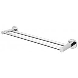 FDesign Meriva wieszak na ręcznik 50 cm drążek podwójny chrom FD6-MRV-19-11