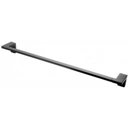 FDesign Piazza wieszak na ręcznik 60 cm drążek pojedynczy czarny mat FD6-PZA-01-22