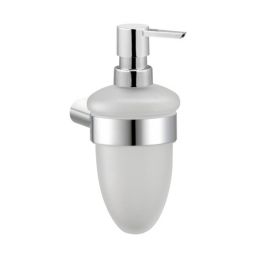 Frescor Leo dozownik do mydła ścienny chrom/szkło mat 23.10.00