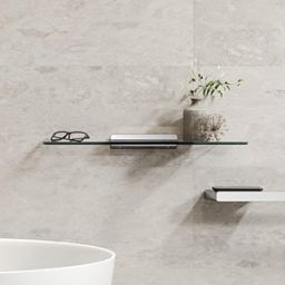 Geesa Shift półka szklana 60 cm szkło przezroczyste/chrom 919901-02