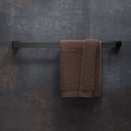 Geesa Shift wieszak na ręcznik 65 cm czarny metal szczotkowany 919907-09-60