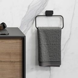 Geesa Shift wieszak na ręcznik owalny czarny 919904-06