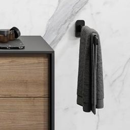 Geesa Shift wieszak na ręcznik 1-ramienny czarny 919919-06