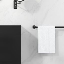 Geesa Nemox Black wieszak na ręcznik 60 cm czarny 916507-06-60